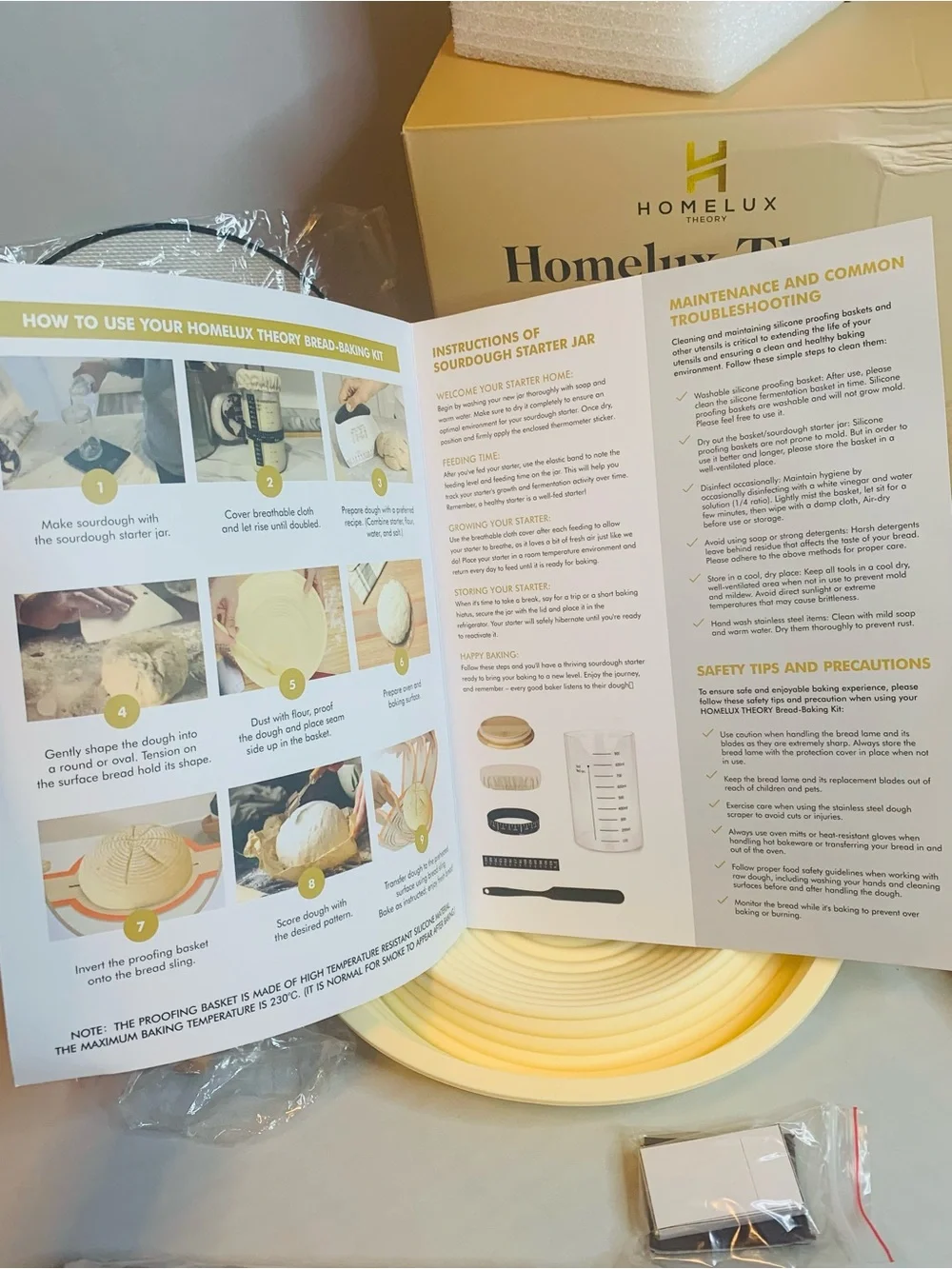 HomeLux banneton bread